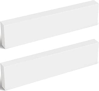 2 Pcs HDPE Plastic Block 1" x 3" x 12"